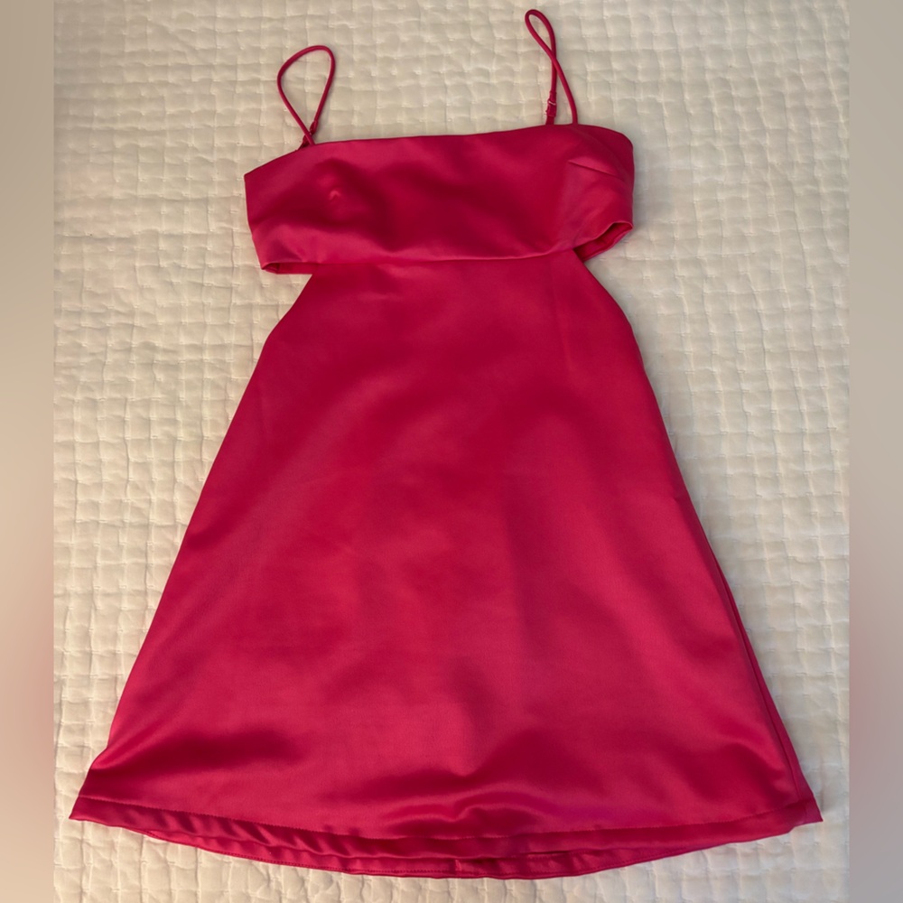 Tanya Cut Out Dress in Pink 
MORE TO COME